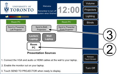 Crestron Source Selection for Room PC